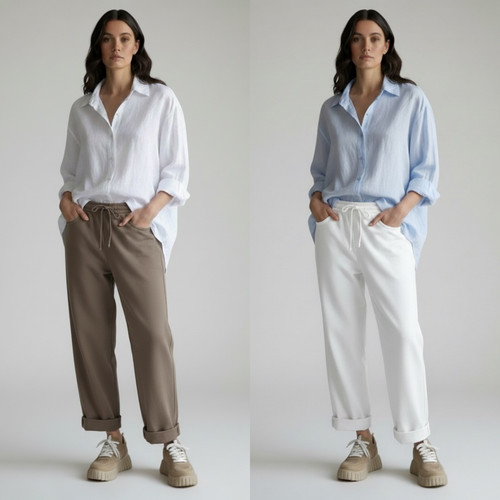 Jogpants damen neu weiß - damen, taupe