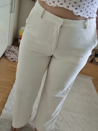 Schicke hose stoffhose - schicke, weiss
