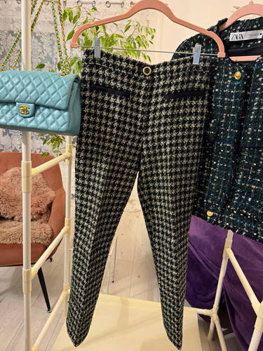 Zara damen tweed hose passt - damen,