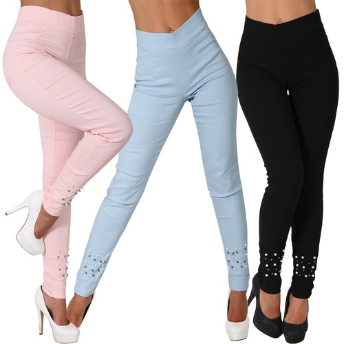 Hose stretch perlen treggings - stretch,