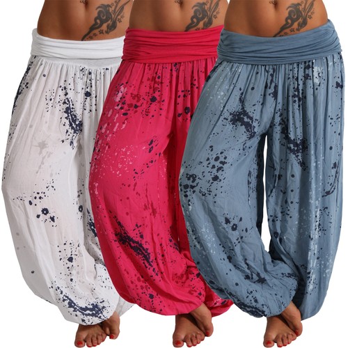 Hose harem farbklekse leicht - hose,