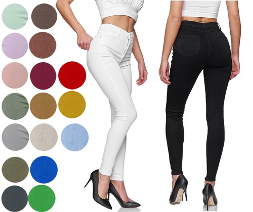 Glamexx24 damen skinny jeans - damen,