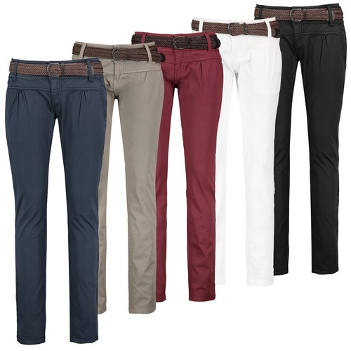 Damen chino hose stoffhose - chino,
