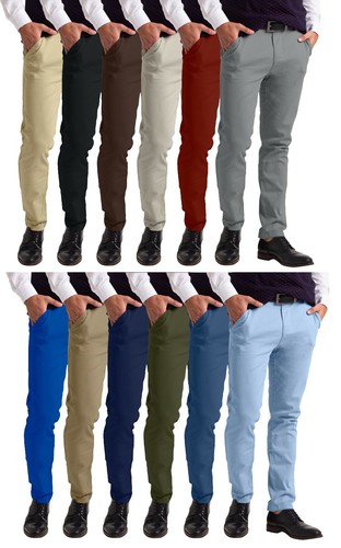 Herren slim fit chino hose - herren,